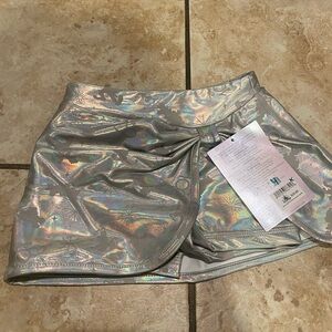 Disney 100th Anniversary kids skirt with shorts. Metallic size 4T